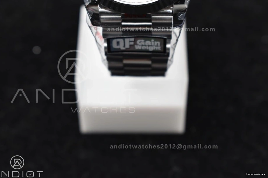 Dial V4 724 Weight) Edition SS QF Practical Blue (Gain A2836 DayDate 904L Bracelet Black Best Steel on 40 President 0419